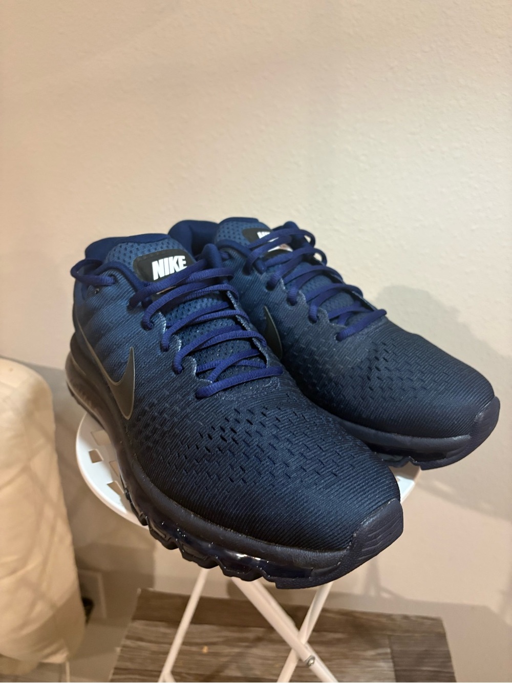 Nike Air Max 2017 NWT Binary Blue Obsidian Men’s Size 11.5 Running Shoes Box